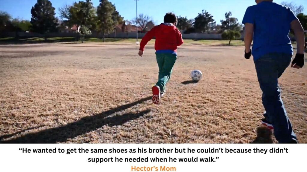 Hector, a child successfully treated for hyperpronation with HyProCure surgery