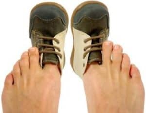 Big feet small shoes