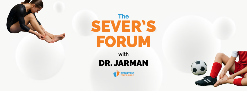 Pediatric foot health discussion banner