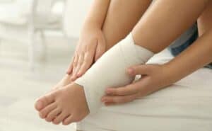 Sport injury on child's ankle, Pediatric Foot & Ankle, Gilbert AZ