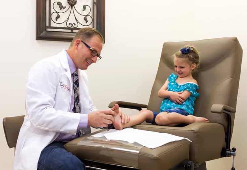 Children's feet examination, Pediatric Foot and Ankle, Gilbert AZ